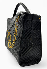 LA CARRIE Borsa in Pelle Nero 151PTZ55LEA