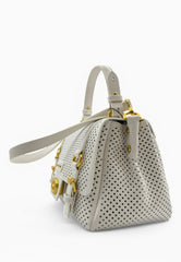 LA CARRIE Borsa in Pelle ATENA Bianco 151AXM910HOL