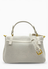 LA CARRIE Borsa in Pelle ATENA Bianco 151AXM910HOL