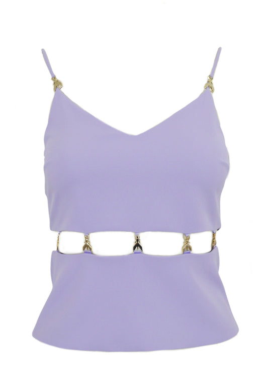 PATRIZIA PEPE Camicia Viola 2C1635A411
