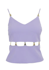 PATRIZIA PEPE Camicia Viola 2C1635A411