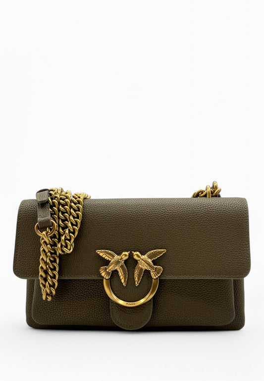 PINKO Borsa LOVE ONE SOFT MINI Verde 104528A29Q