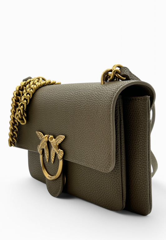 PINKO Borsa LOVE ONE SOFT MINI Verde 104528A29Q
