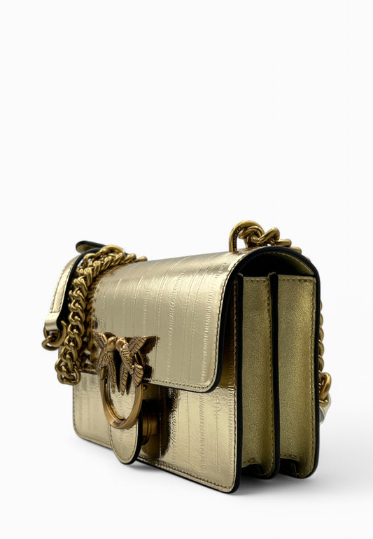 PINKO Borsa LOVE ONE MINI DC Oro 100074A26X