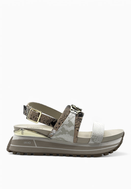 LIU-JO Sandalo MAXI WONDER 30 Marrone BA5081EX289