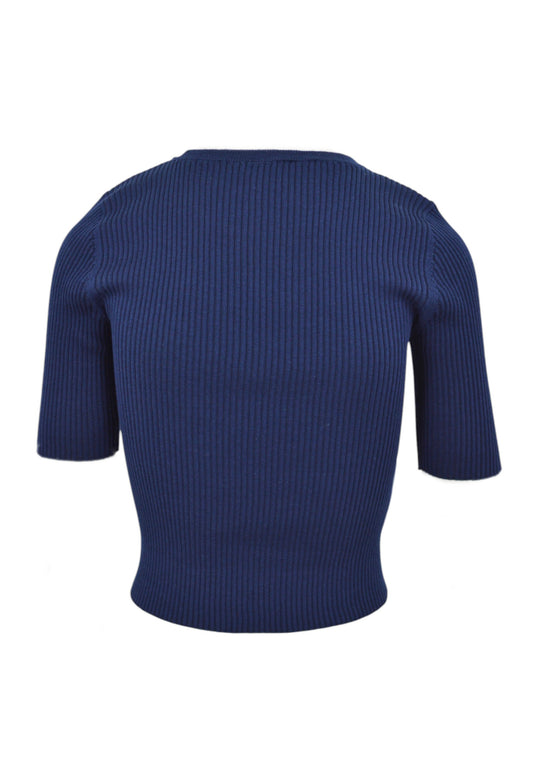 PINKO Maglia Seta TRITONE Blu 102017A1KW