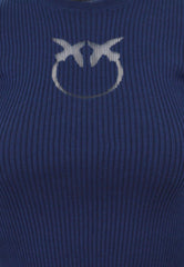PINKO Maglia Seta TRITONE Blu 102017A1KW