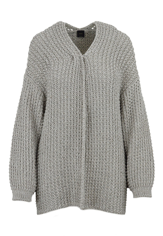 PINKO Cardigan LANCE Bianco/Nero 105180A2LN
