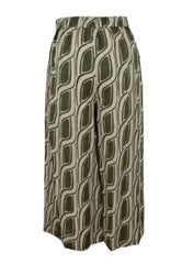 LIU-JO Pantalone Lungo Beige/Verde WA5484T6862