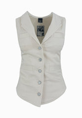 PINKO Gilet Drill GALICENO Beige 105072A2JO