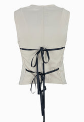 PINKO Gilet Drill GALICENO Beige 105072A2JO