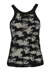 PINKO Canotta Costina WIPE Nero 105204A2JJ