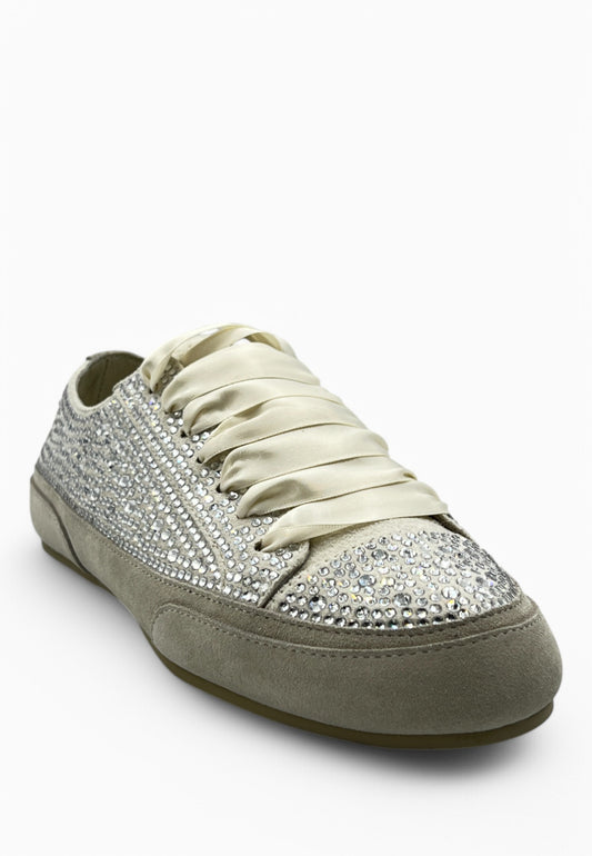 MASSIMO SANTINI Sneakers Strass Bianco RILLA