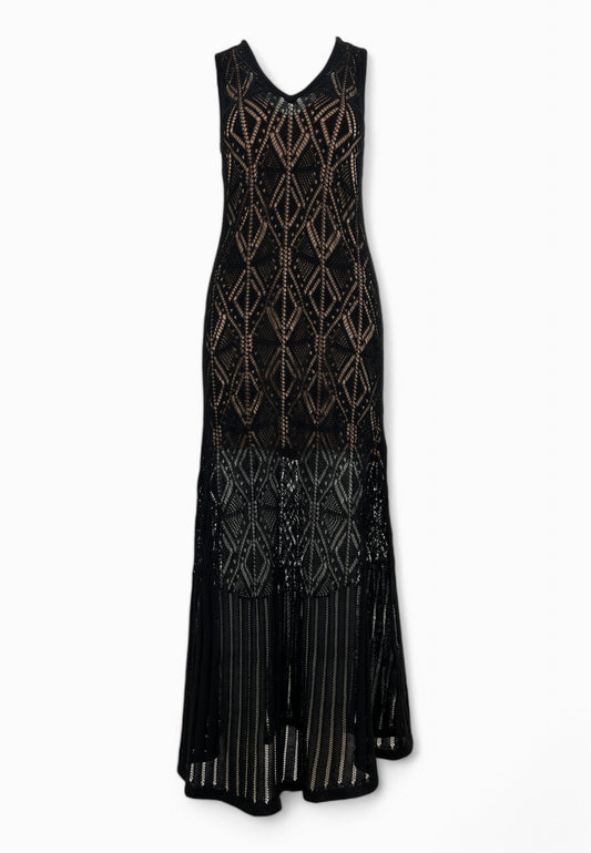 LIU-JO Abito Maglia ECS Nero WA5223MS007