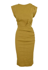 PINKO Abito Lino CIELO Beige 104955A0IM