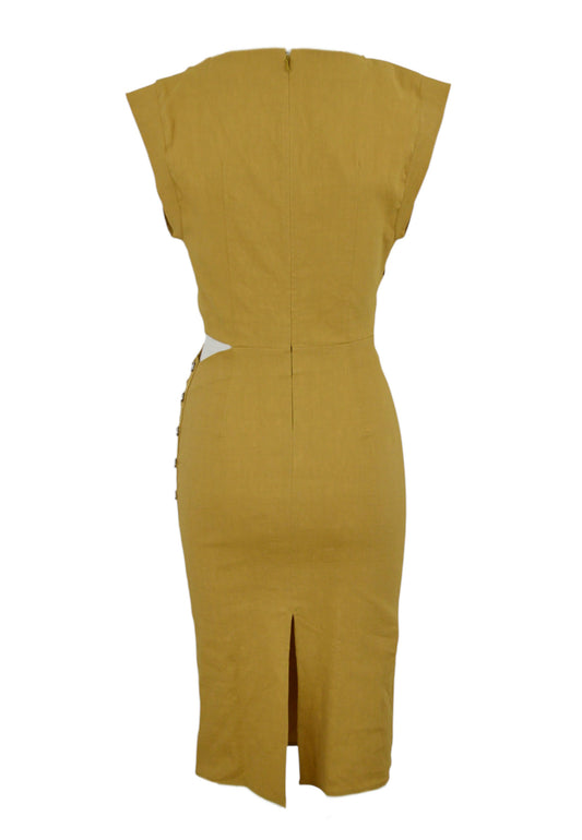 PINKO Abito Lino CIELO Beige 104955A0IM