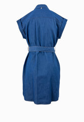 LIU-JO Abito Corto Denim Blu Denim WA5509D4695