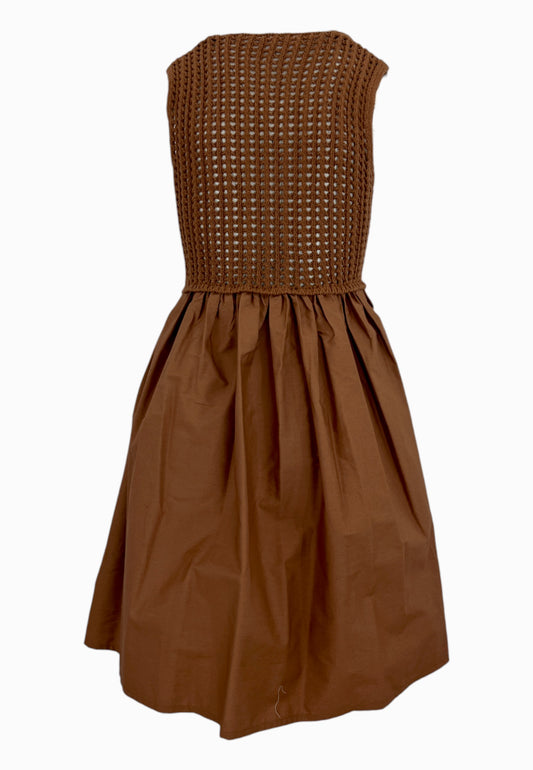 LIU-JO Abito Maglia Marrone WA5385MA44M