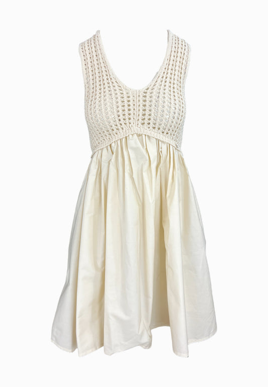 LIU-JO Abito Maglia Bianco WA5385MA44M