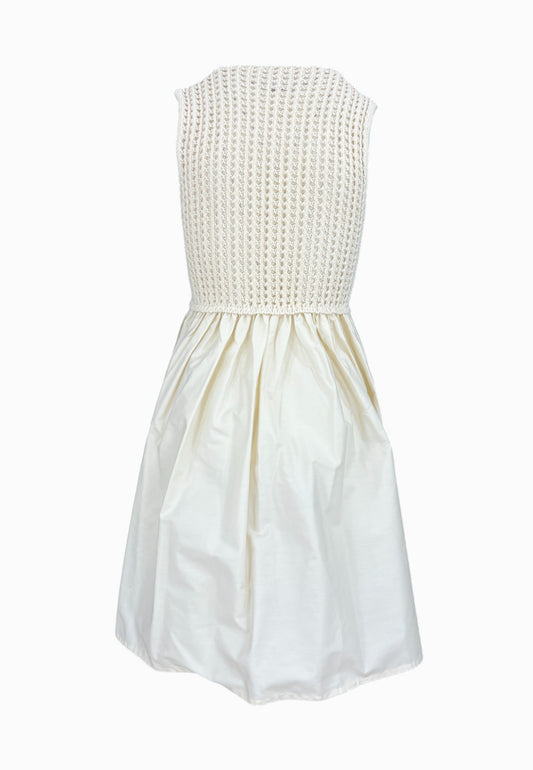 LIU-JO Abito Maglia Bianco WA5385MA44M