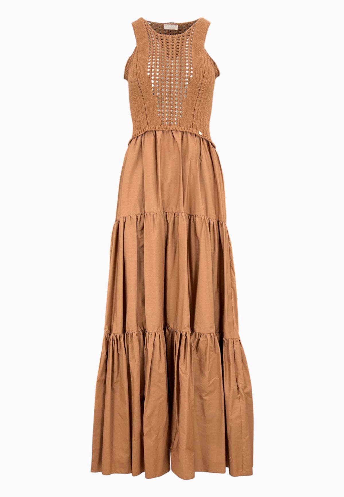 LIU-JO Abito Maglia Marrone WA5386MA44M