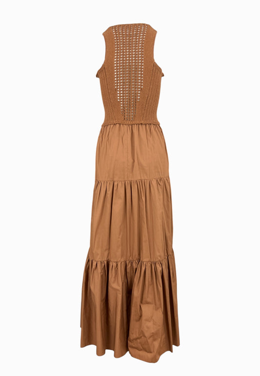 LIU-JO Abito Maglia Marrone WA5386MA44M