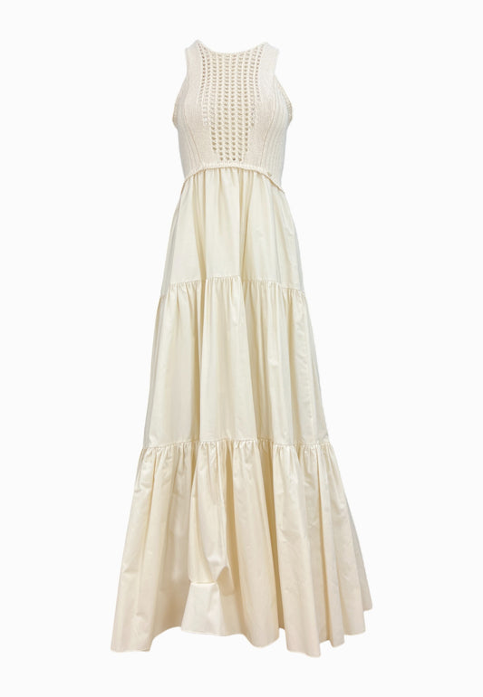 LIU-JO Abito Maglia Bianco WA5386MA44M