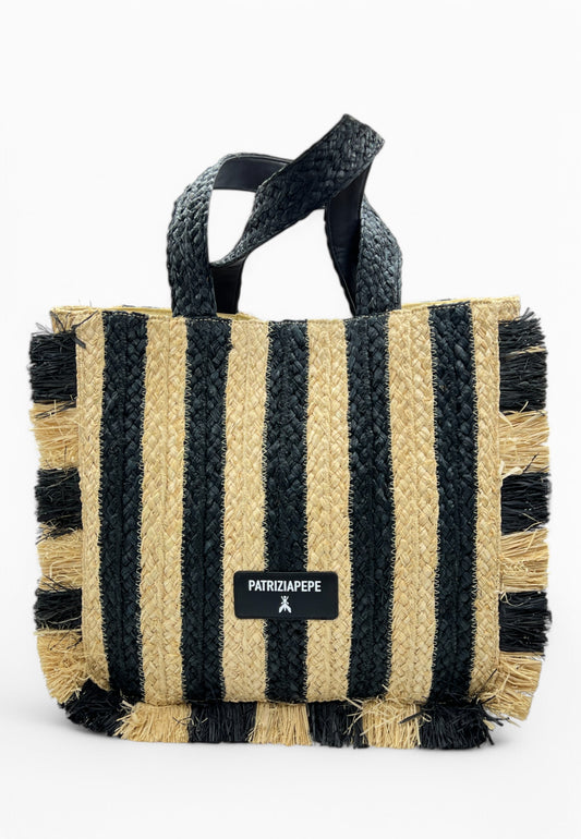 PATRIZIA PEPE Borsa Beige/Nero 2B0135V004