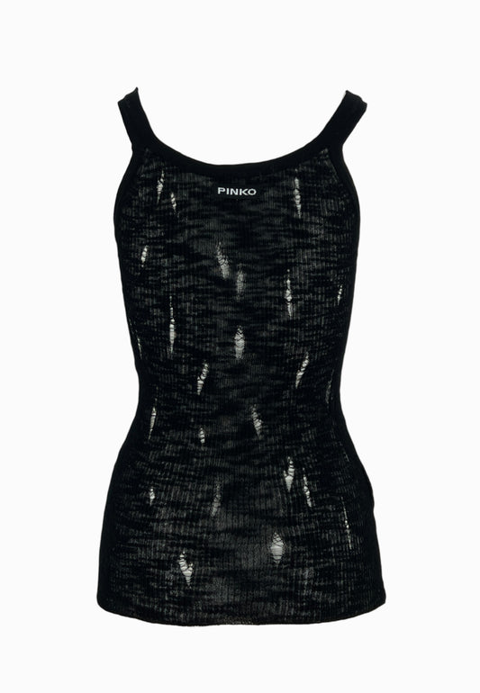 PINKO Canotta Fiammato SERGIO Nero 105143A2LP