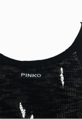 PINKO Canotta Fiammato SERGIO Nero 105143A2LP
