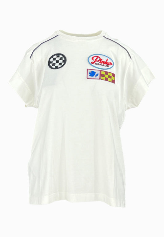 PINKO T-Shirt Gersey RANDAL Bianco 105270A2ME