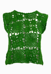 LIU-JO Maglia Chiusa S/M Verde WA5209MA30Q