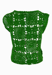 LIU-JO Maglia Chiusa S/M Verde WA5209MA30Q