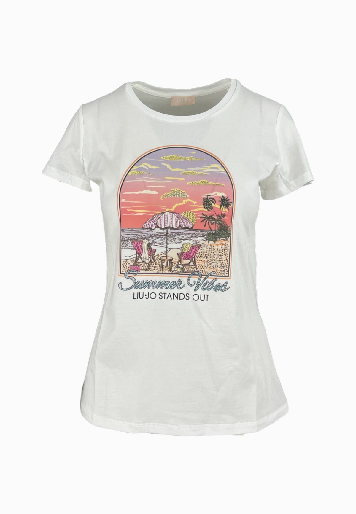 LIU-JO T-Shirt Moda Bianco WA5478J6410