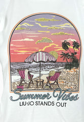LIU-JO T-Shirt Moda Bianco WA5478J6410