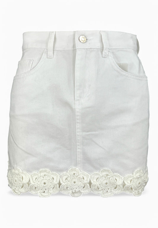 LIU-JO Gonna Mini Bianco WA5494T4436