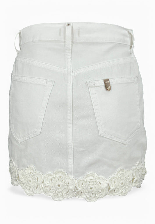 LIU-JO Gonna Mini Bianco WA5494T4436