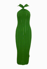 LIU-JO Abito Maglia ECS Verde WA5190MS55N