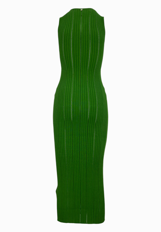 LIU-JO Abito Maglia ECS Verde WA5190MS55N