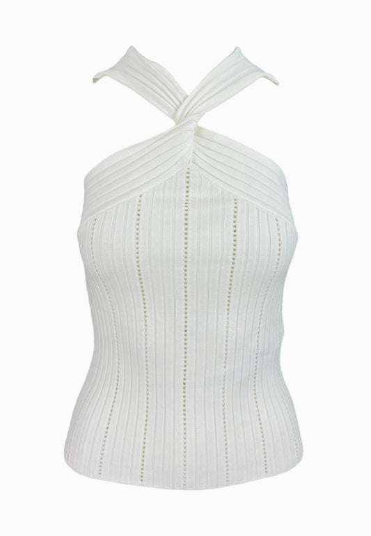 LIU-JO Maglia Chiusa ECS Bianco WA5191MS55N