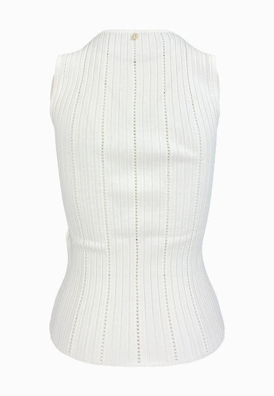 LIU-JO Maglia Chiusa ECS Bianco WA5191MS55N