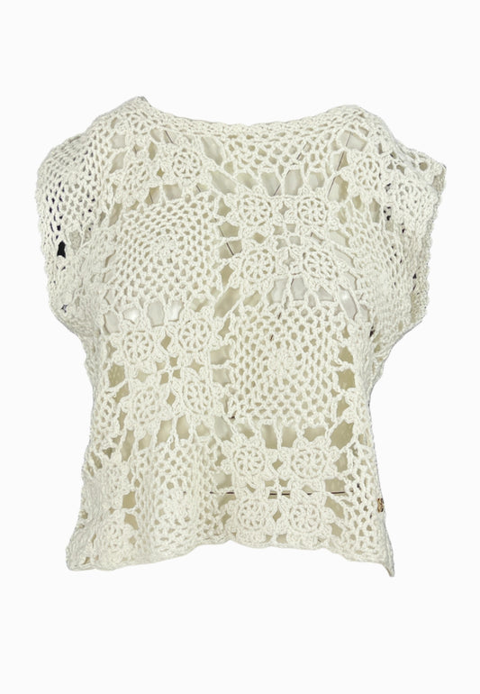 LIU-JO Maglia Chiusa S/M Bianco WA5209MA30Q