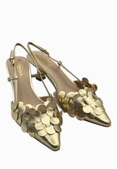 TOSCA BLU Slingback Pelle JADE Oro SS2520S190