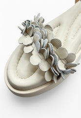 TOSCA BLU Sandalo Pelle STAR Bianco SS2548S481