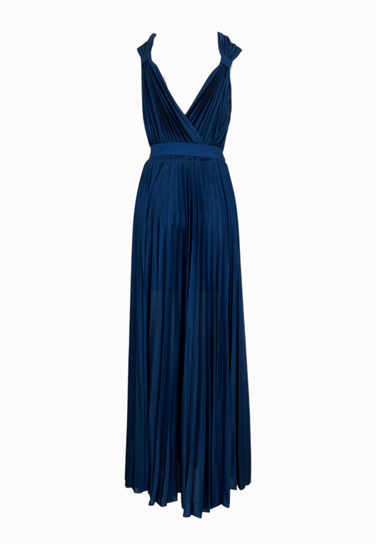 LIU-JO Abito Con Cintura Blu CA5184J4877