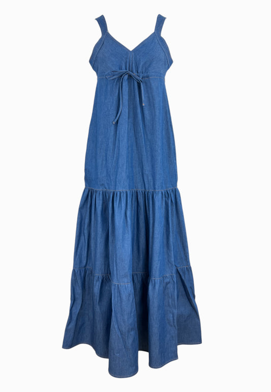LIU-JO Abito Lungo Denim Blu Denim WA5508D4695