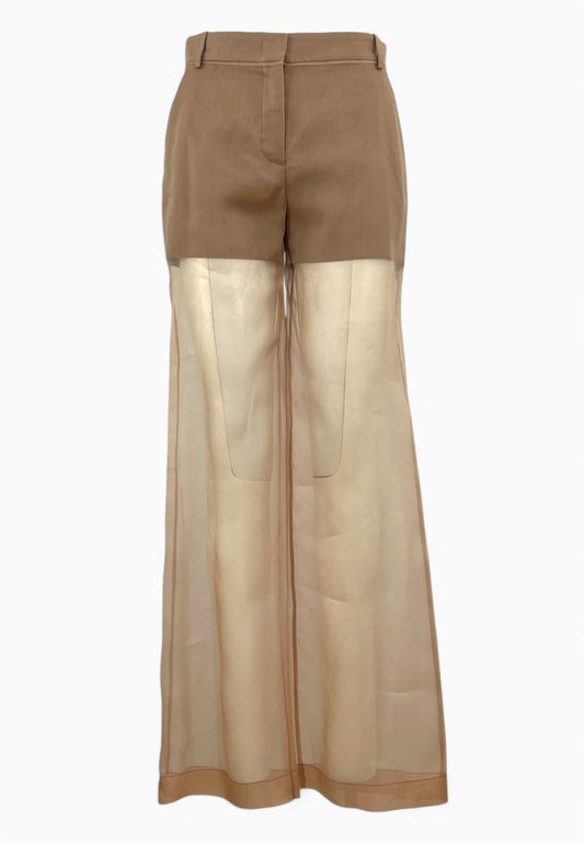 PINKO Pantalone Lino PISPOLA Beige 104698A2EE