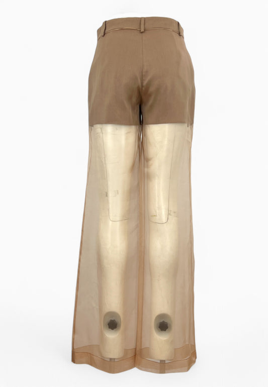 PINKO Pantalone Lino PISPOLA Beige 104698A2EE