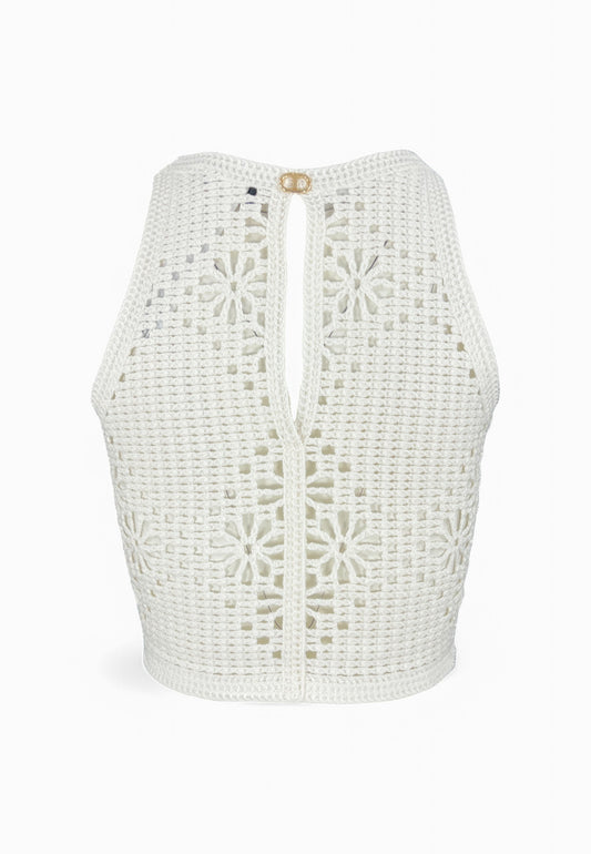 TWINSET Top Bianco 251TT3202