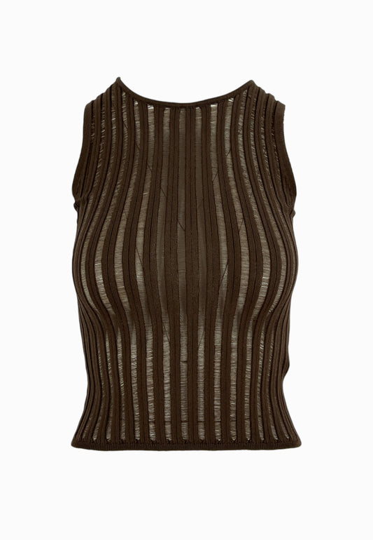 PATRIZIA PEPE Maglia Marrone 2K0309K254